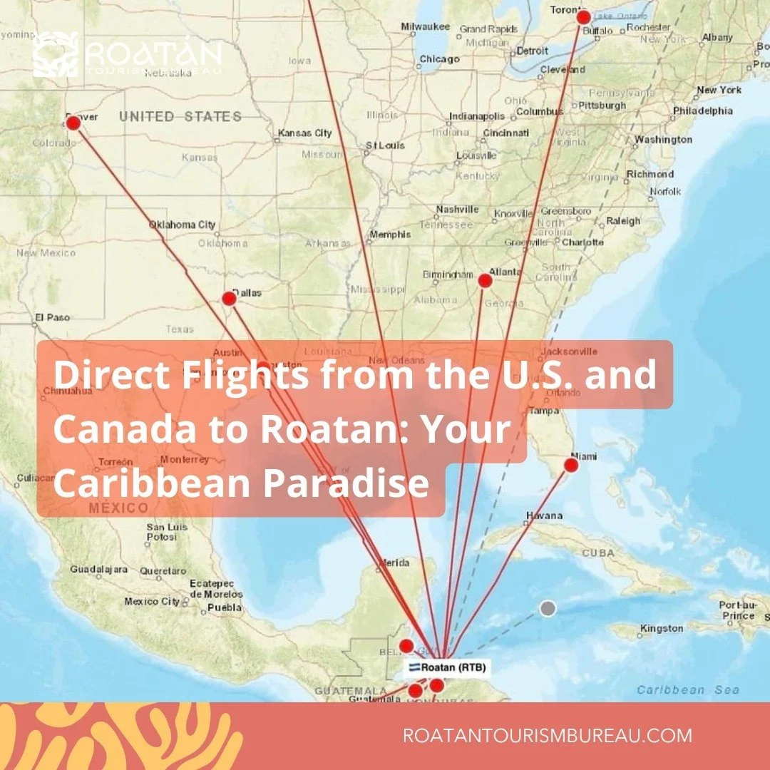 ✈️ Fly Direct to Paradise! 🌴

Did you know you can fly directly to Roatan from cities like Miami, Houston, and more? 🌞 This Caribbean gem is closer than you think! Whether you're planning a vacation, looking for a remote work haven, or seeking inve