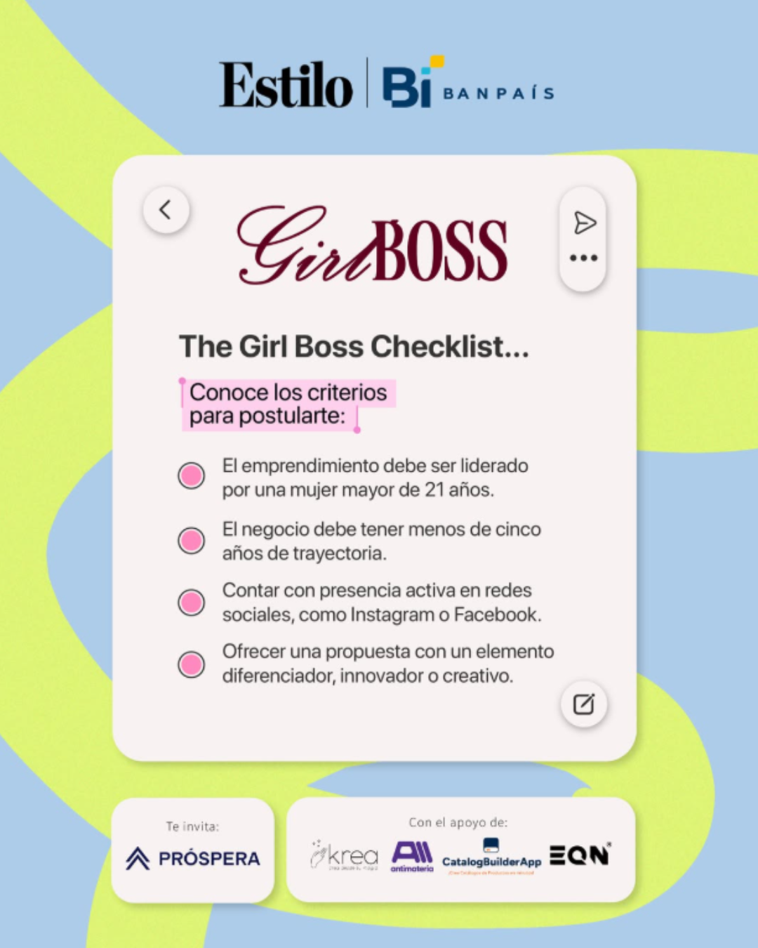 BANPAIS and Estilo Launch Girl Boss 2026 with the Support of Próspera: Empowering Women Entrepreneurs to Build the Future