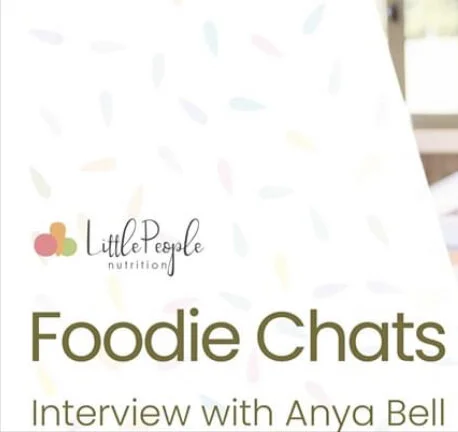 Foodie Chats- interview with Anya Bell.