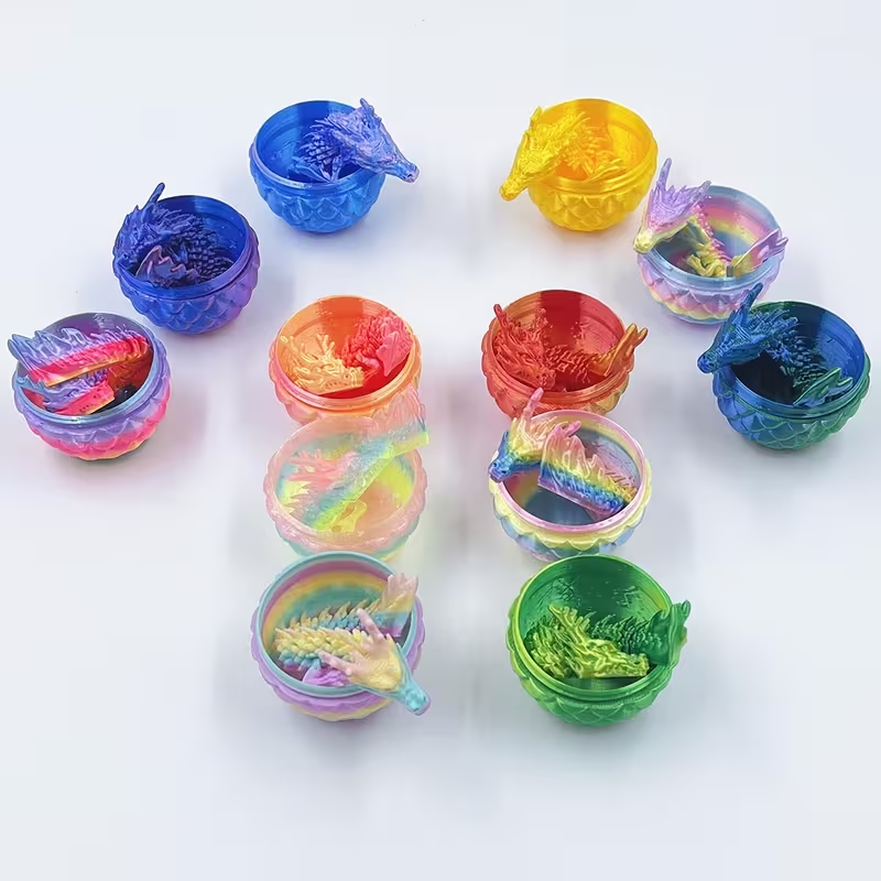 5-6 CM eggs with 10cm Dragons