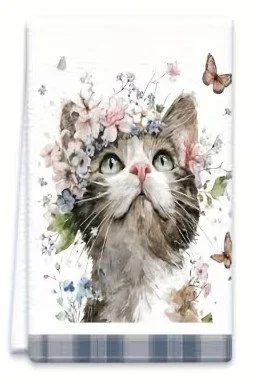 upward lookingcats, small floral grey boarder.jpg