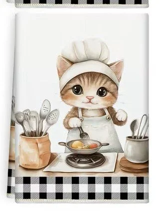 Chef hat black chekered boarder .jpg