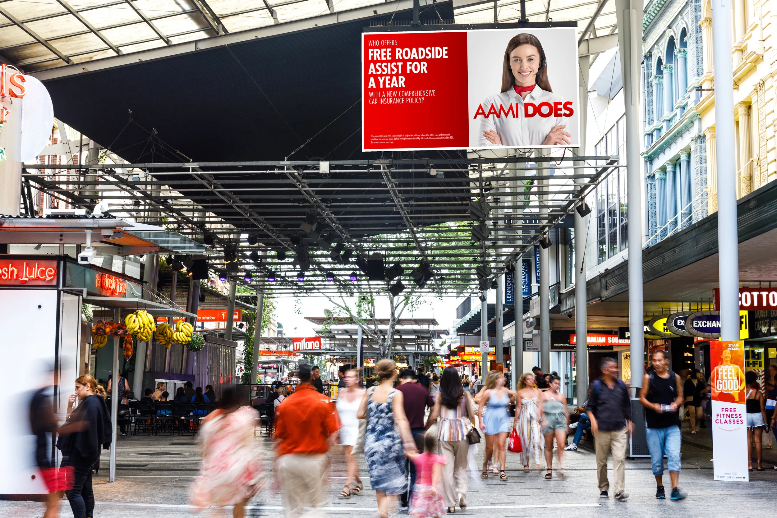 Queen Street Mall Brisbane City Billboard Advertising — BIG Outdoor Digital Billboard Advertising Queen Street Mall Brisbane City Billboard Advertising — BIG Outdoor Digital Billboard Advertising