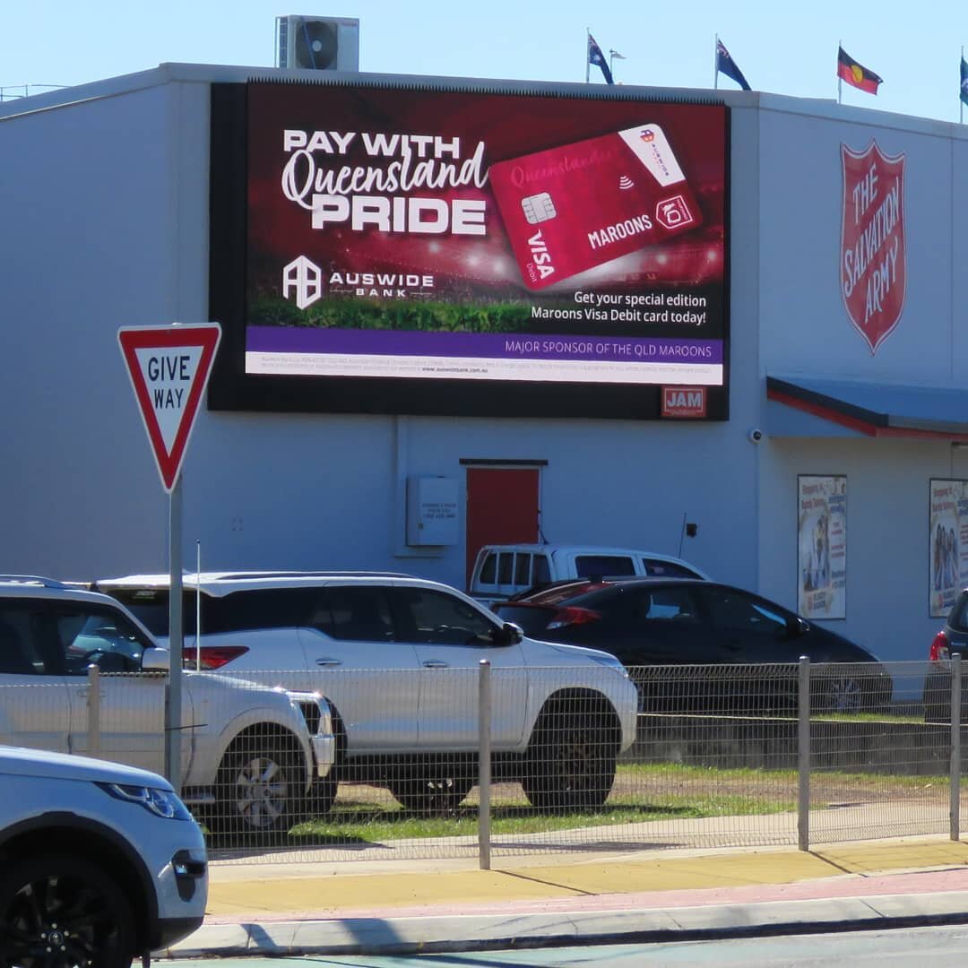 With the final game of origin tonight @auswidebank are sharing the Queensland pride. 🏈
&nbsp;
Auswide Bank took advantage of our regional network to share this campaign, check them out on our Bundaberg site!