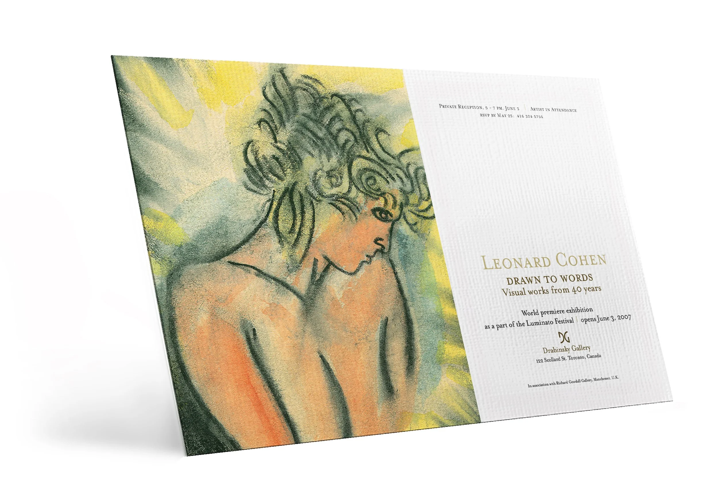 LEONARD COHEN – Drawn to Words