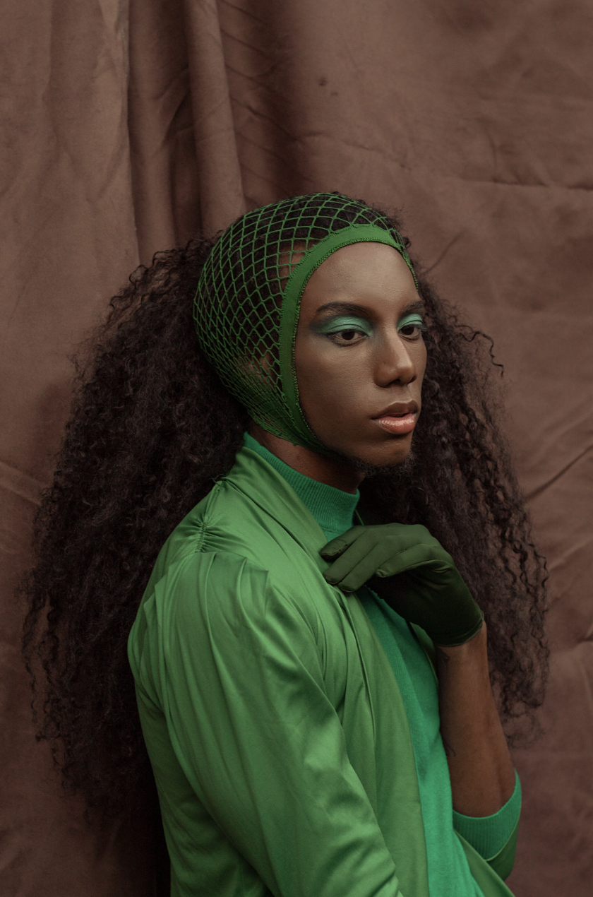 "I’m a trans, bisexual woman. I like to do drag makeup, create art with my theater collective, and chill with my cat." – Camden (she/hers)