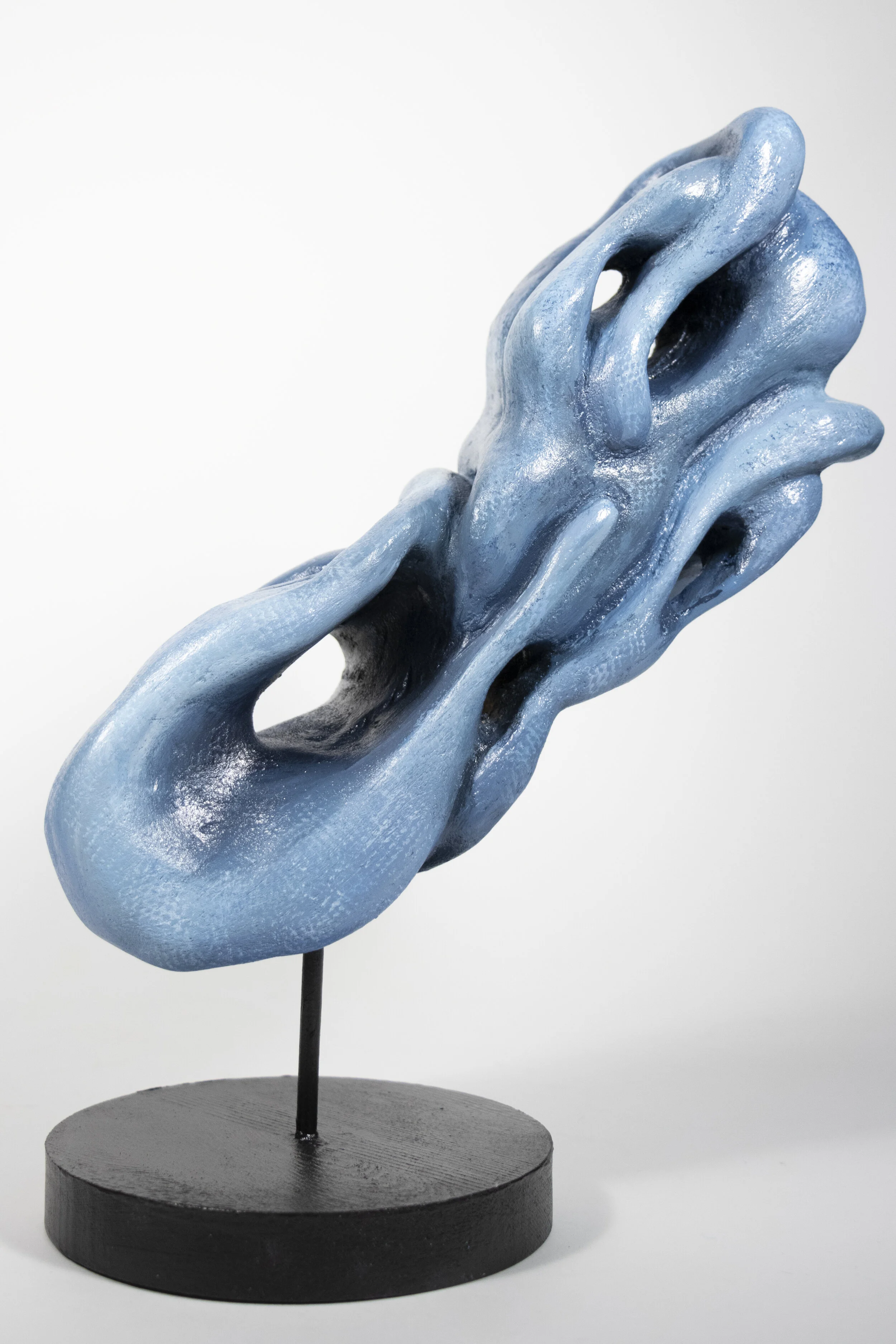 "Emotional", Balsa wood, Acrylic, 2019.