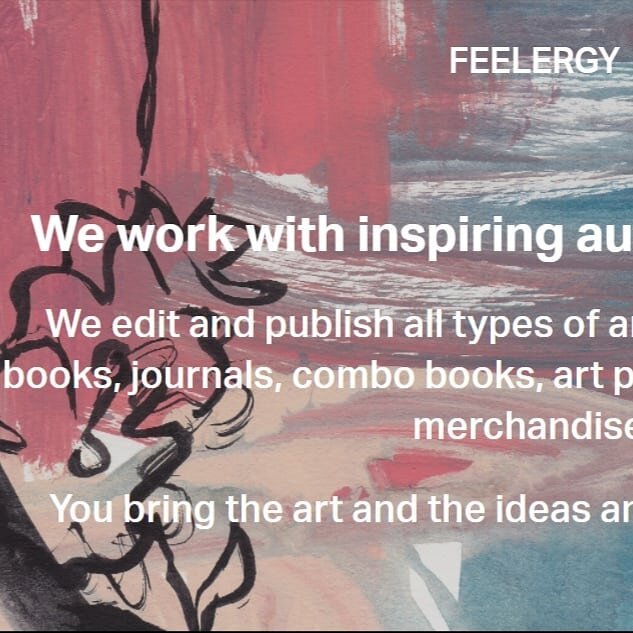 Website launched today! Find art books, coloring books, devotionals, art prints, t-shirts, and more!
Www.Feelergy.com