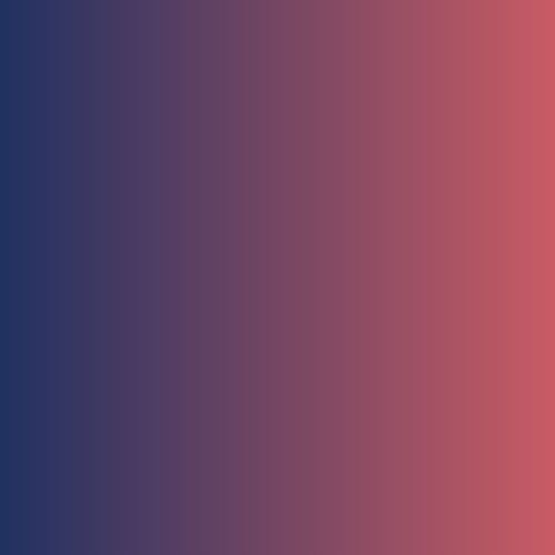 Gradient background transitioning from dark blue on the left to pink on the right.