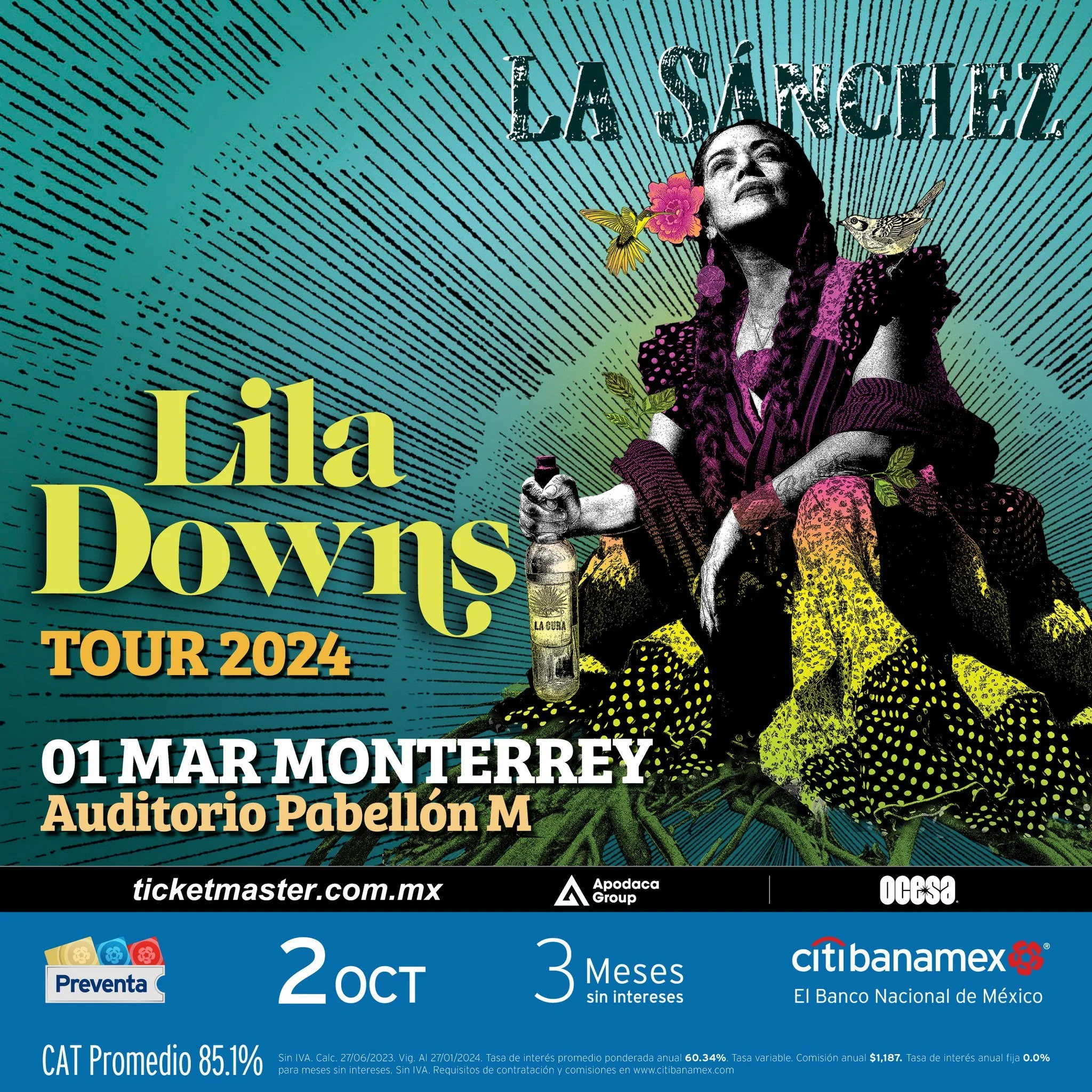 LILA DOWNS REGRESA A MONTERREY 2024