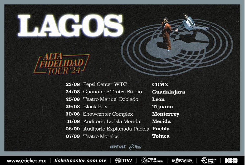 LAGOS ANUNCIAN TOUR MÉXICO 2024