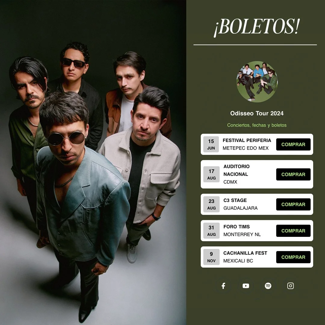 ODISSEO ANUNCIA NUEVAS FECHAS 2024