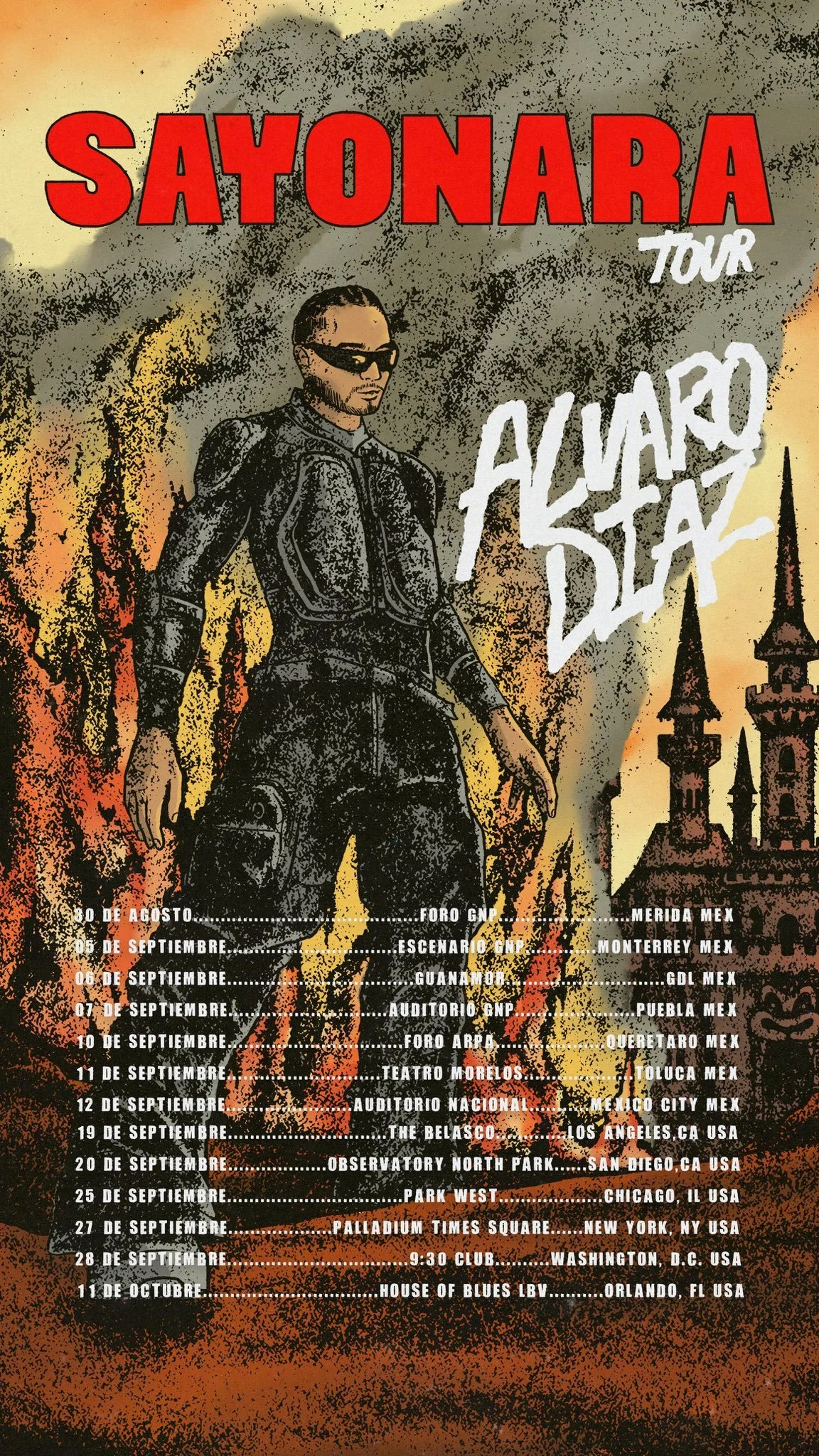 ALVARO DIAZ ANUNCIA TOUR MÉXICO 2024