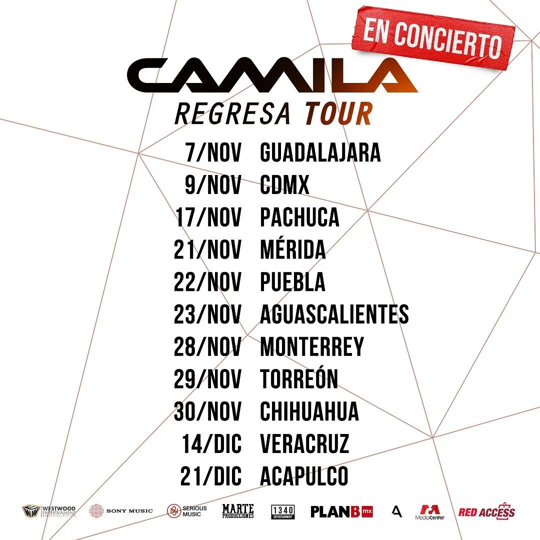 CAMILA: REGRESA TOUR 2024