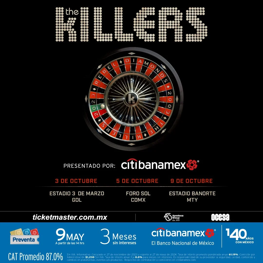THE KILLERS EN MÉXICO 2024