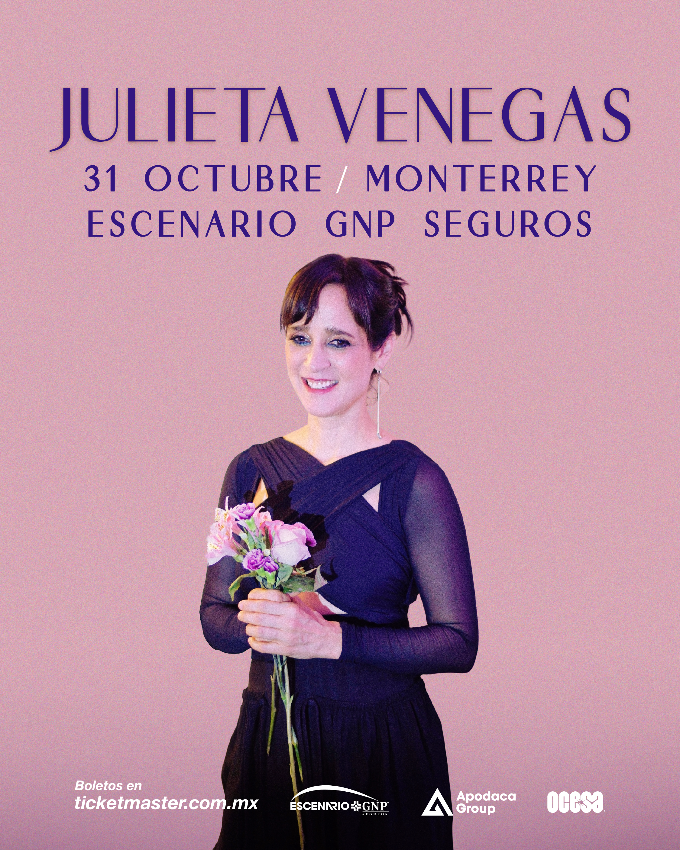 JULIETA VENEGAS REGRESA A MONTERREY