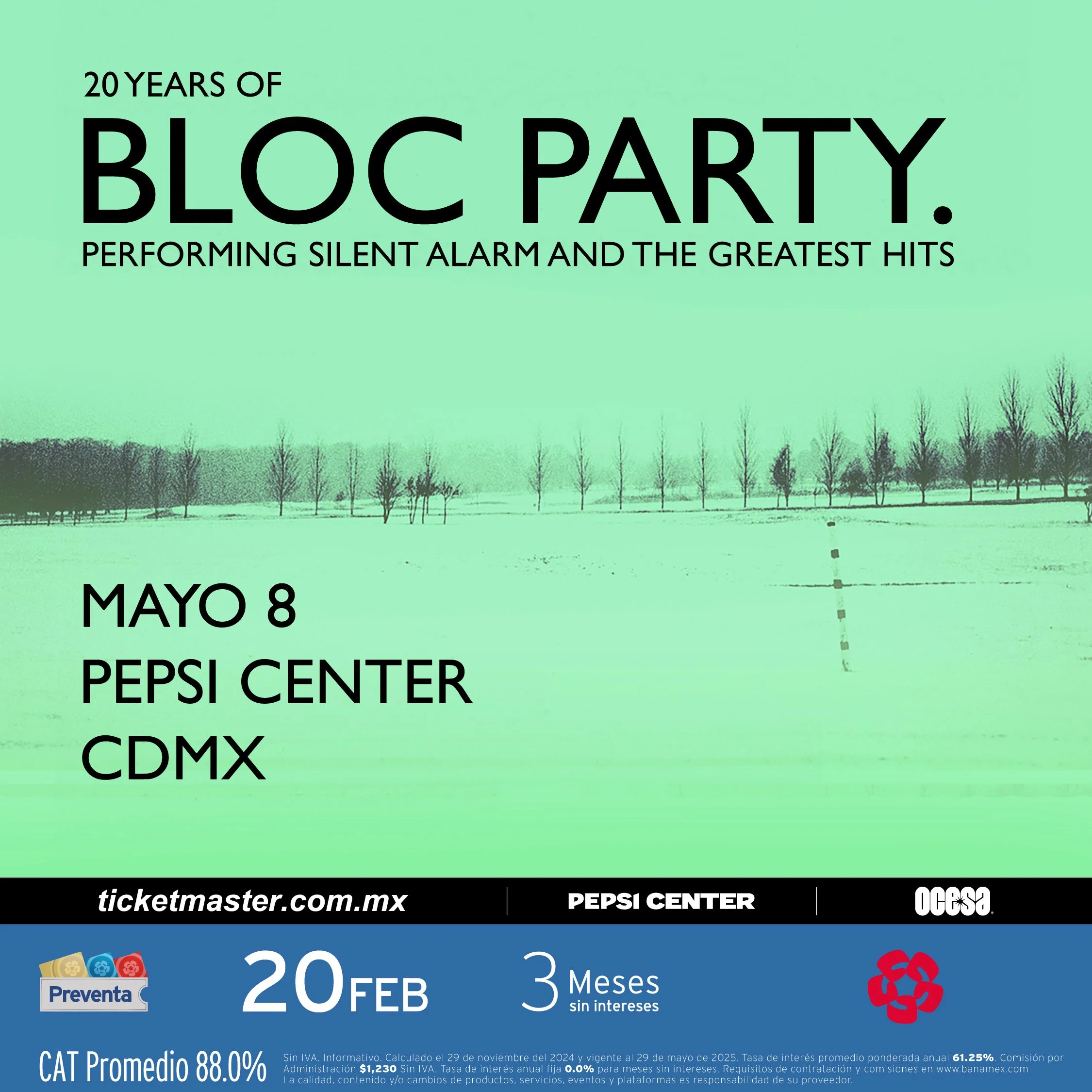 BLOC PARTY EN CDMX