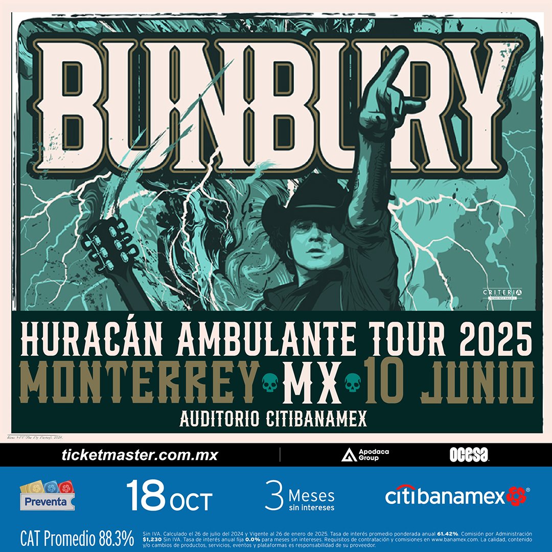 BUNBURY EN MONTERREY 2025