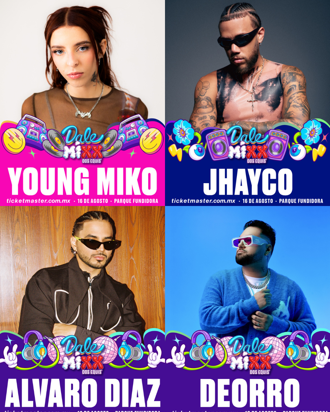 TOP 10 SHOWS QUE NO TE PUEDES PERDER EN DALE MIXX 2025