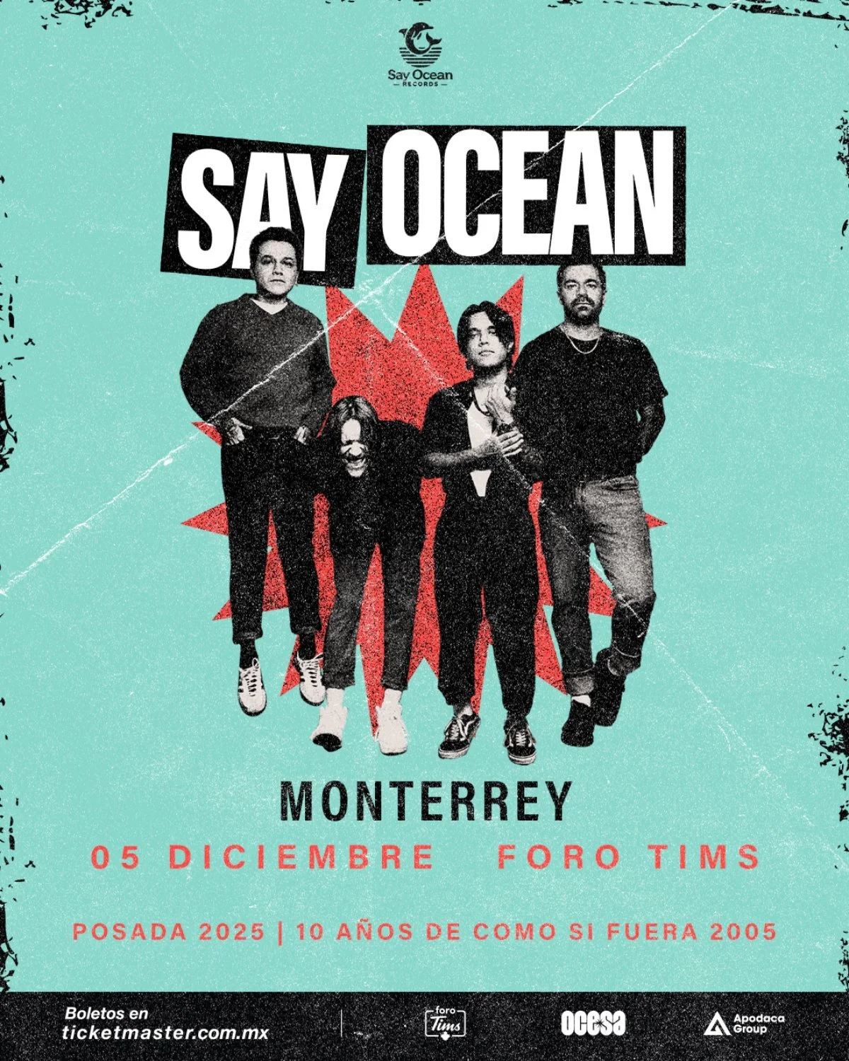 SAY OCEAN LLEGAN A MONTERREY CON SU PUNK 2025