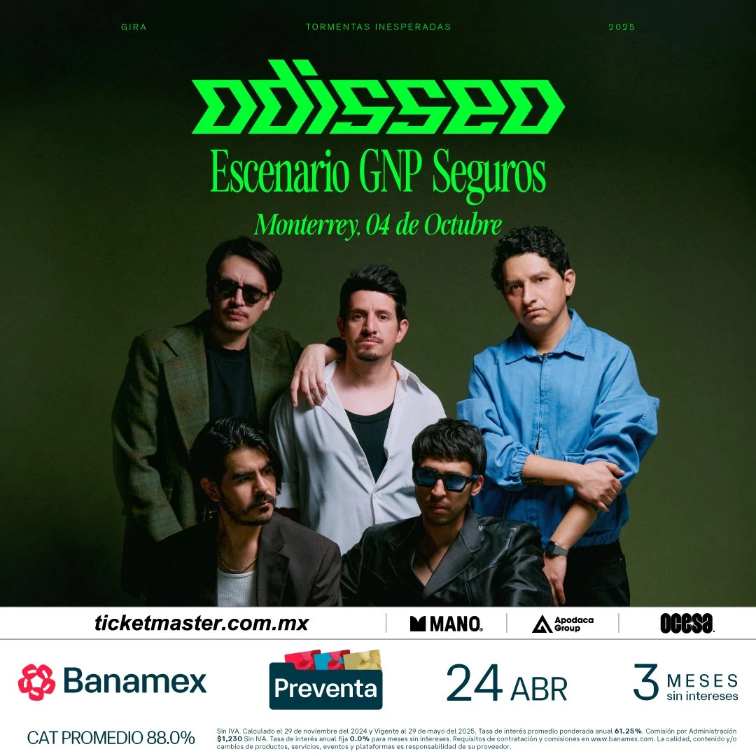 ODISSEO TRAE “TORMENTAS INESPERADAS” A MONTERREY 2025