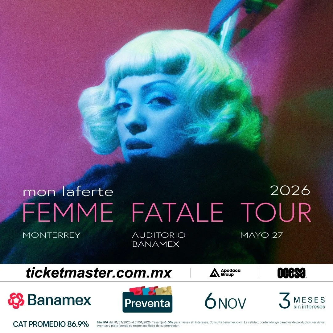 MON LAFERTE LLEGA CON FEMME FATALE TOUR A MONTERREY 