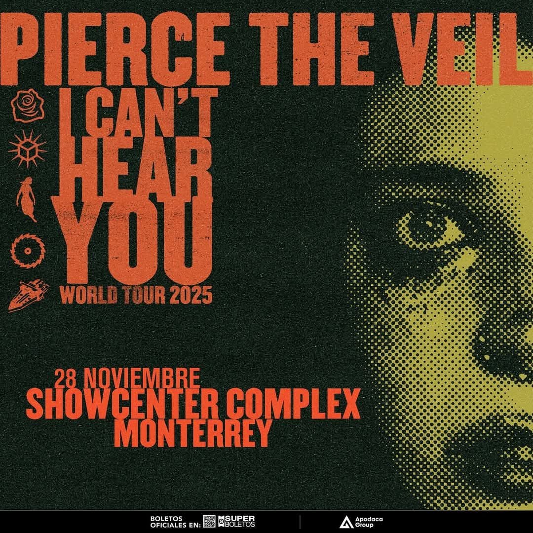 PIERCE THE VEIL LLEGA CON “I CAN´T HEAR YOU” TOUR A MÉXICO 2025