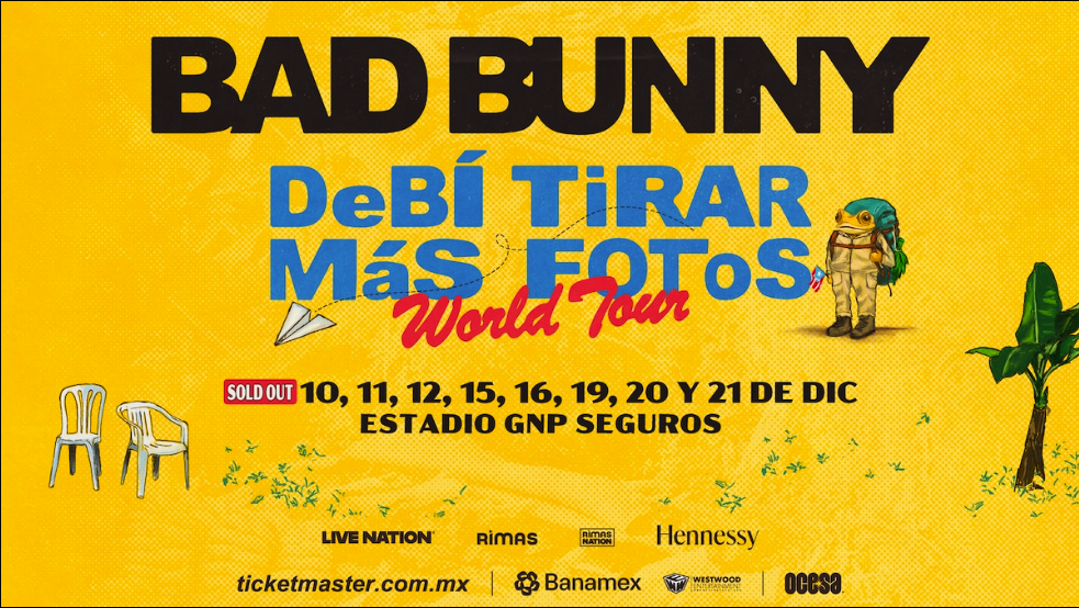 Bad Bunny vuelve a la CDMX: una serie de conciertos históricos