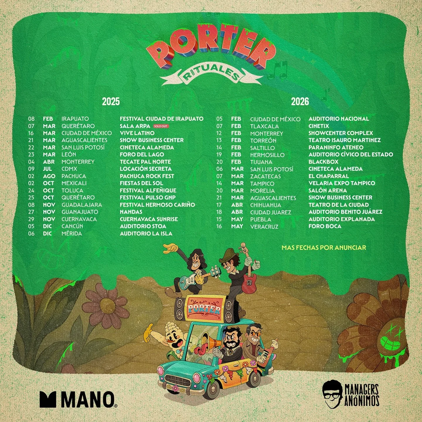 PORTER TOUR 2025-2026