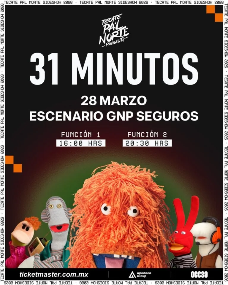 31 MINUTOS LLEGA A MONTERREY CON 3 SHOWS