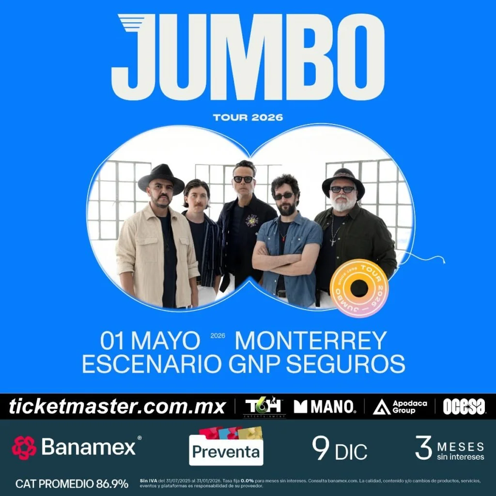 JUMBO CONCIERTO EN MONTERREY 2026