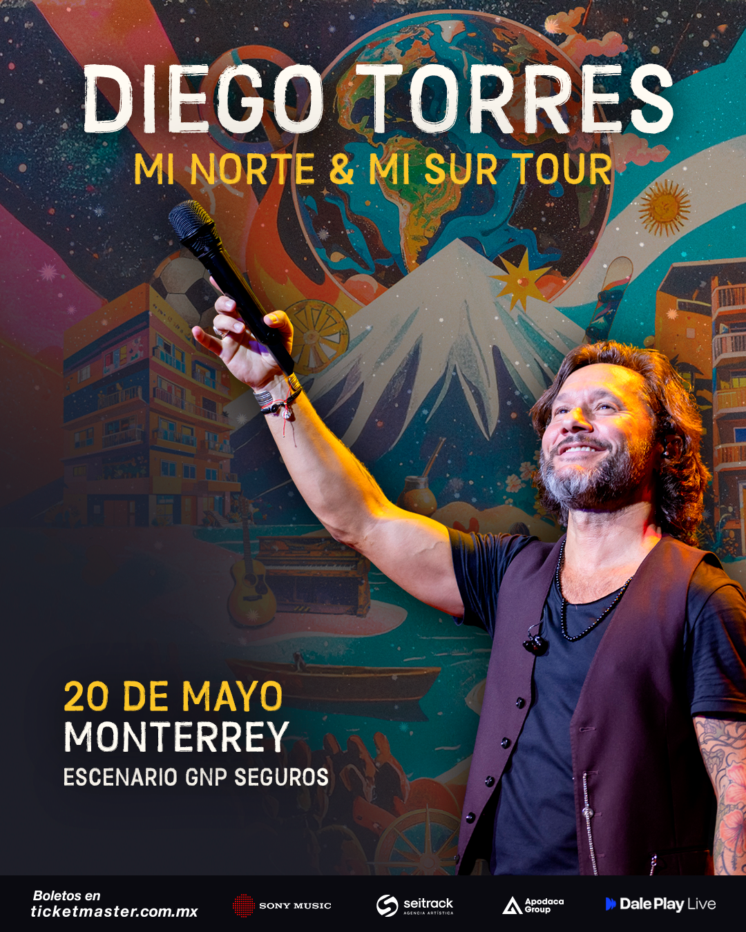 DIEGO TORRES PINTARÁ CON SU “COLOR ESPERANZA” A MONTERREY 2026