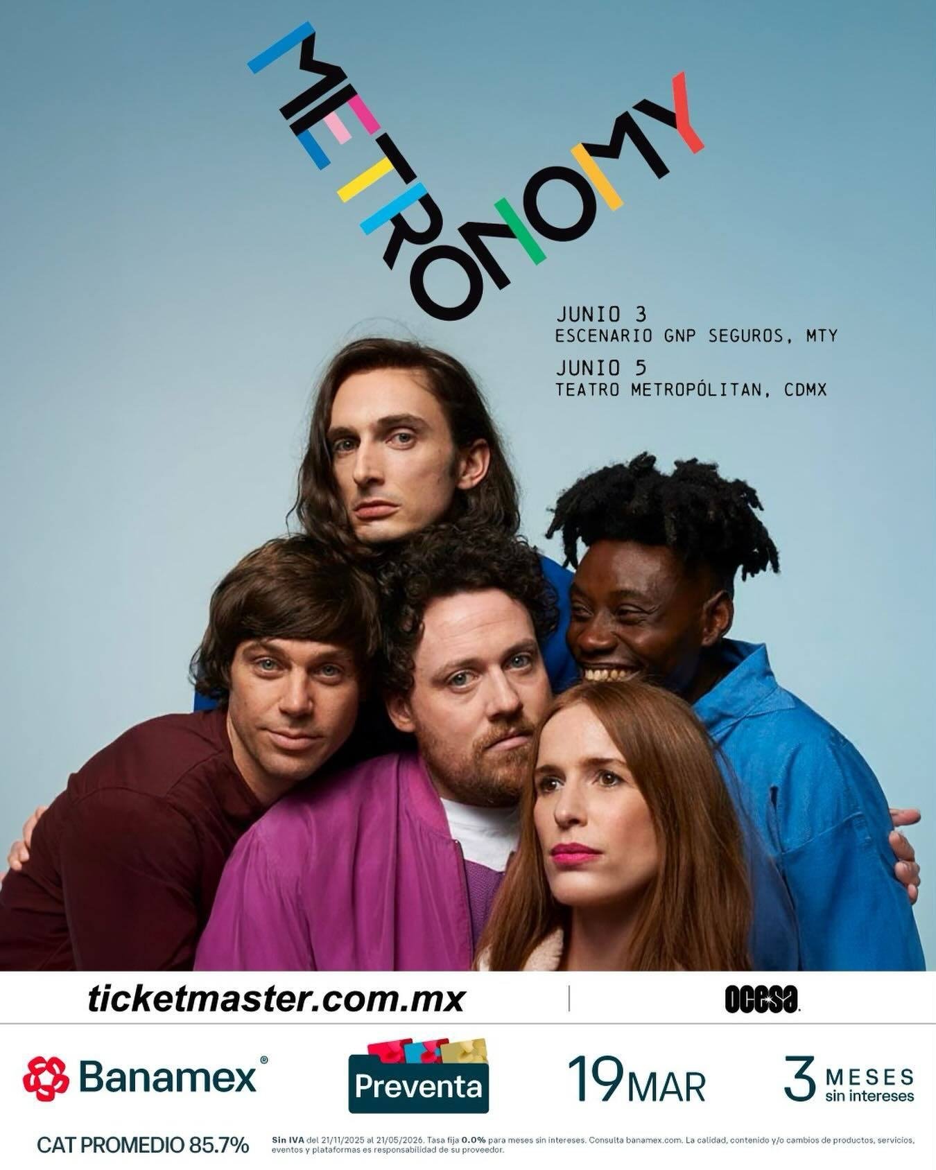 METRONOMY REGRESA A MONTERREY 2026