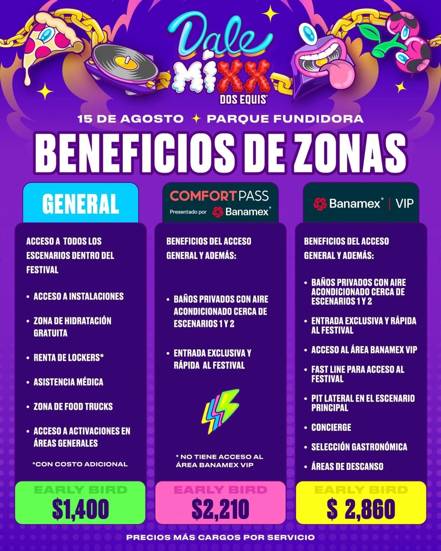 DALE MIXX 2026: EARLY BIRD BOLETOS, BENEFICIOS Y PRECIOS