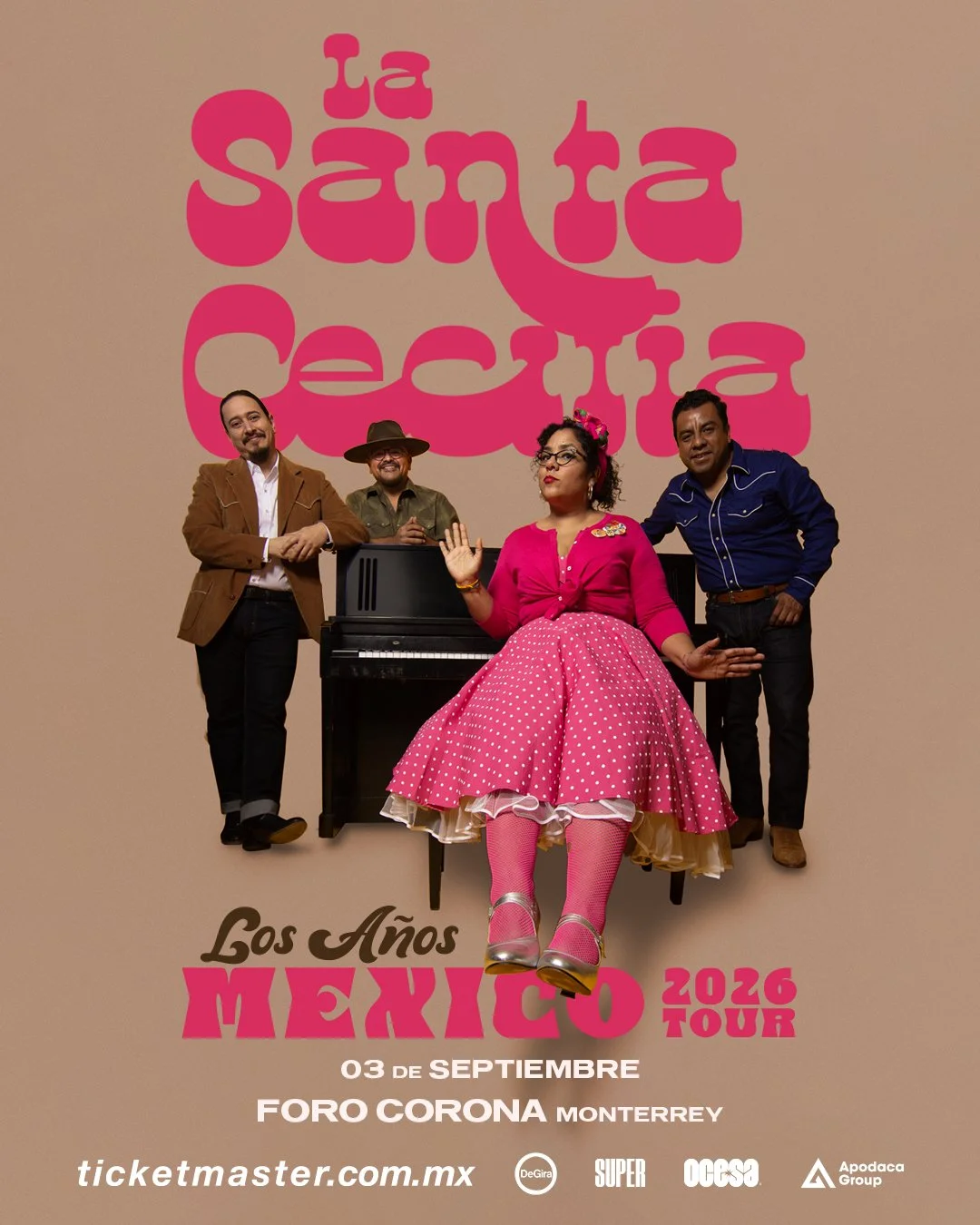 LA SANTA CECILIA: REGRESA A MONTERREY ESTE 2026