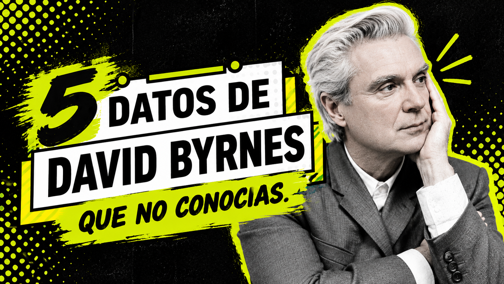 5 DATOS DE DAVID BYRNE QUE NO SABIAS