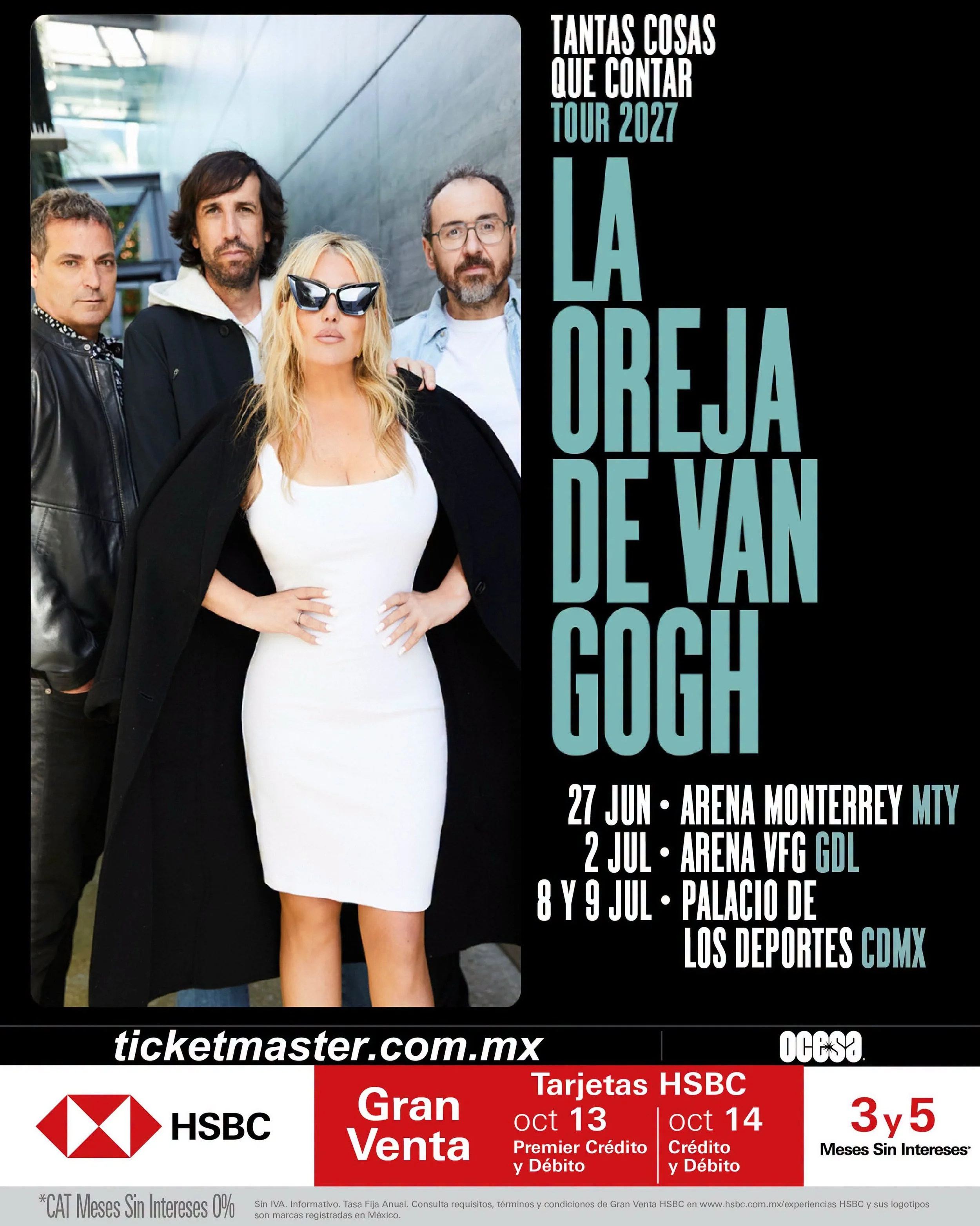LA OREJA DE VAN GOGH REGRESA A MÉXICO en 2027