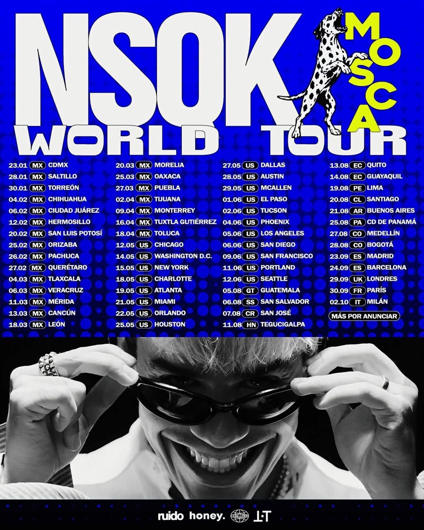 NSQK ANUNCIA TOUR POR NUEVO ALBUM “MOSCA”