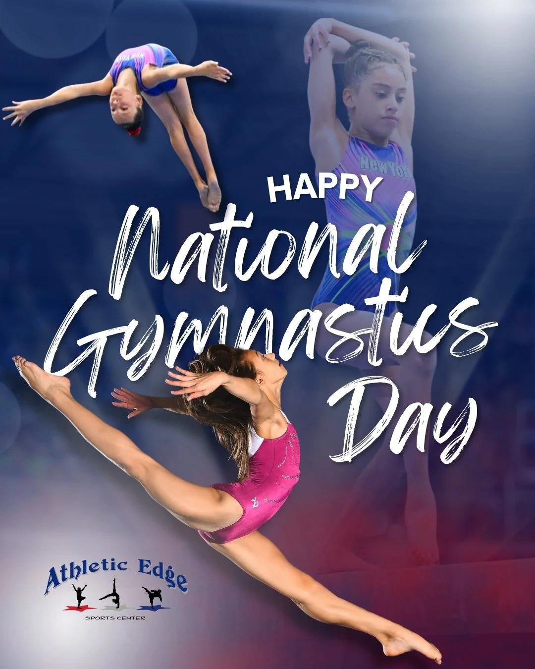 🎉🤸&zwj;♀️ Happy National Gymnastics Day! 🤸&zwj;♂️🎉

Gymnastics is all about building strength, confidence, and having fun&mdash;no matter your age or experience level.

Come join the fun at Athletic Edge Sports Center and see what gymnastics is a