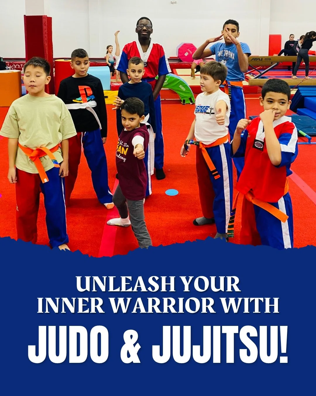 Ready to take your fitness and self-defense skills to the next level? Dive into the dynamic world of All Ages Judo and Jujitsu with us! 🥋

🤼&zwj;♂️ Judo: Learn the art of throwing, pinning, chokes, and arm locks. It's the perfect way to get fit and