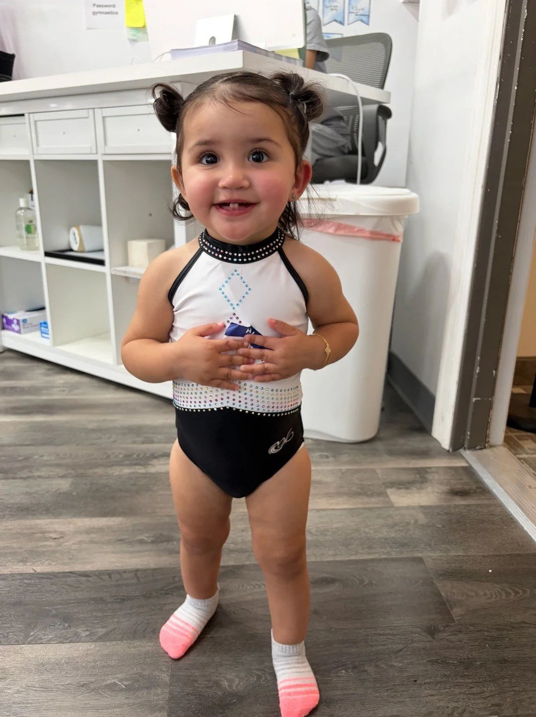 Future gymnast loading... ❤️
Our Tiny Tumblers classes for children ages 18 months to 3 years introduce little ones to movement, balance, coordination, and confidence through fun, age-appropriate activities designed just for them.

Visit the link in 