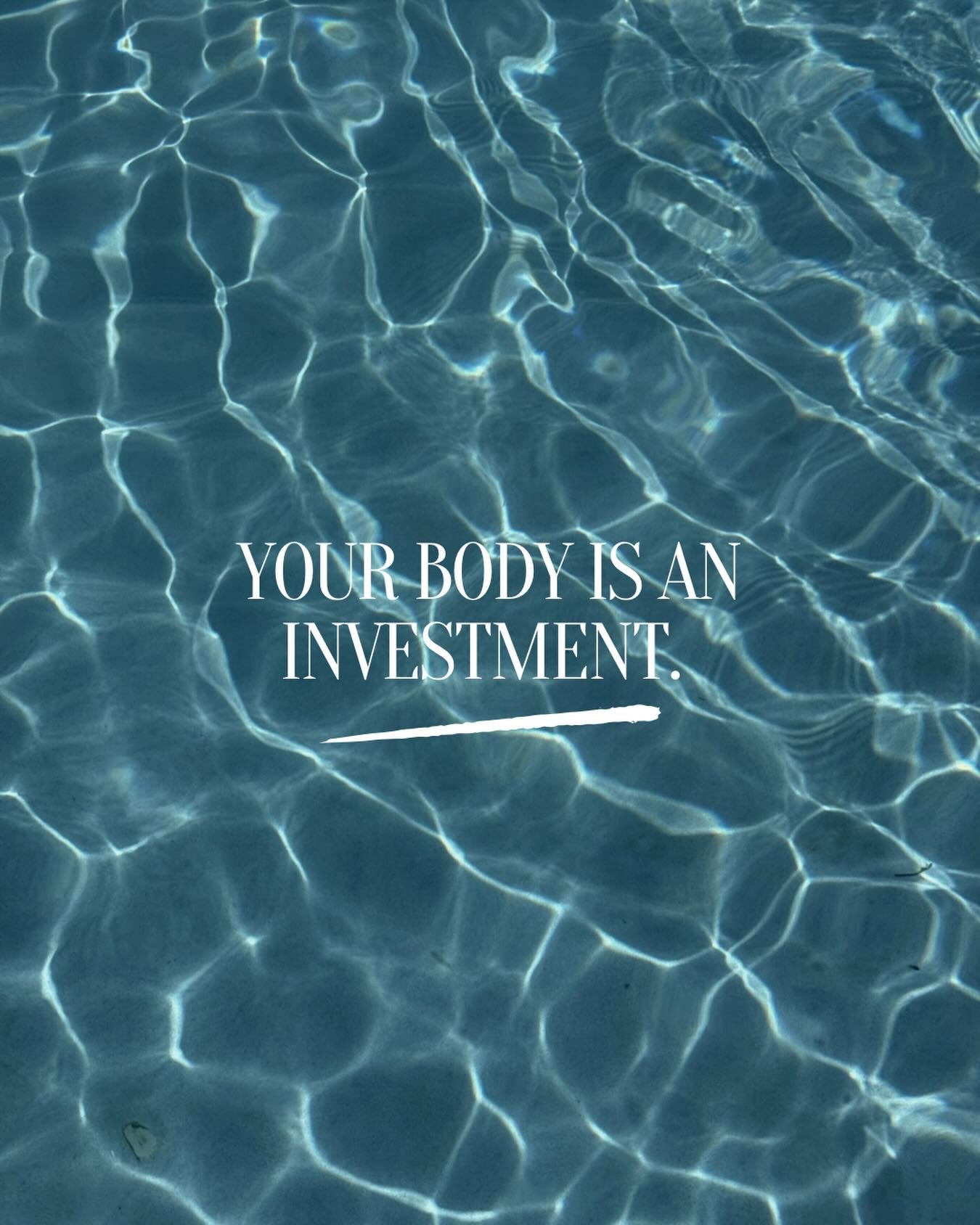 The instructor you choose, the days you decide that proper sleep, movement, and showing up for yourself are worth it. It&rsquo;s all an investment. The fitness industry has a lot of noise - but you can make very simple decisions to make your life bet