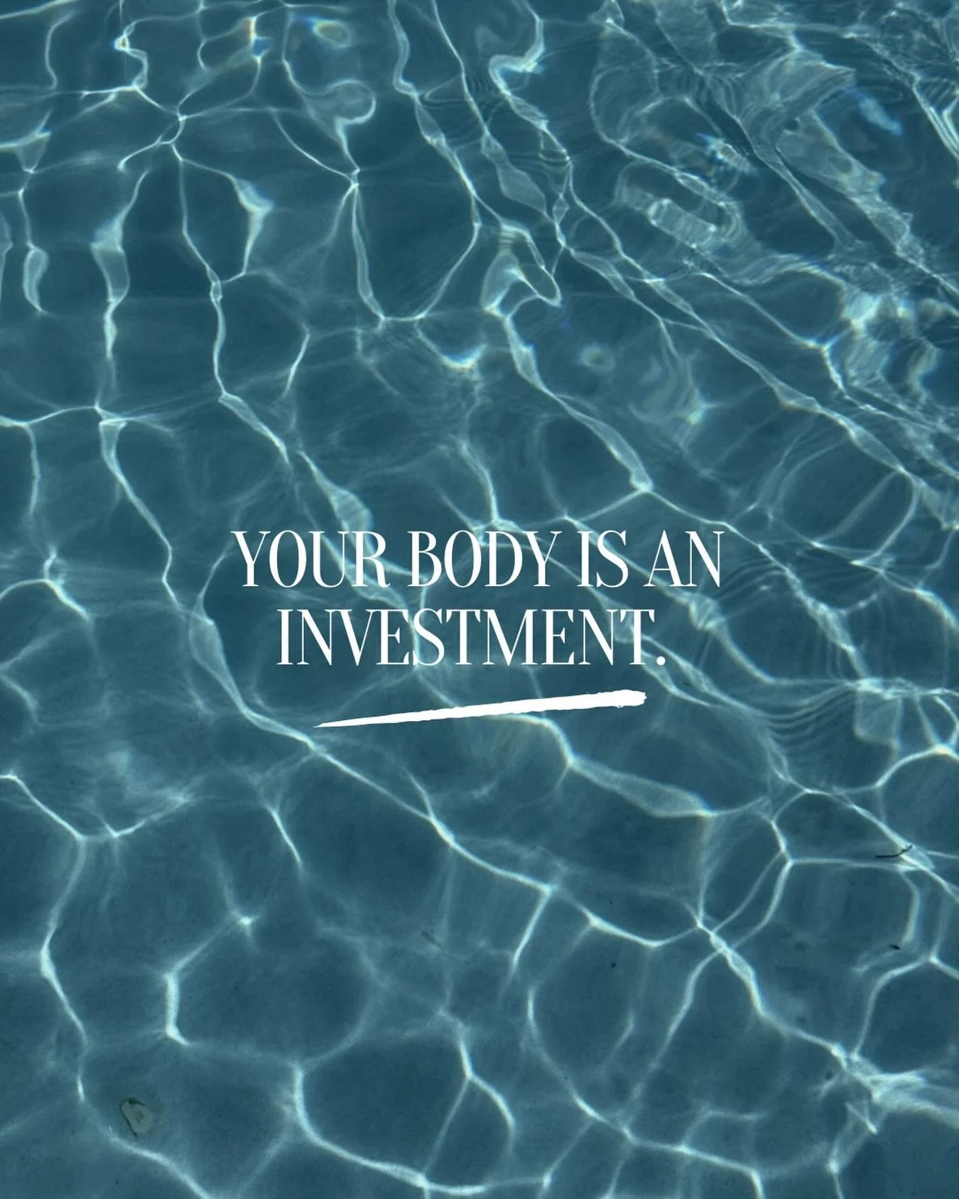 The instructor you choose, the days you decide that proper sleep, movement, and showing up for yourself are worth it. It&rsquo;s all an investment. The fitness industry has a lot of noise - but you can make very simple decisions to make your life bet
