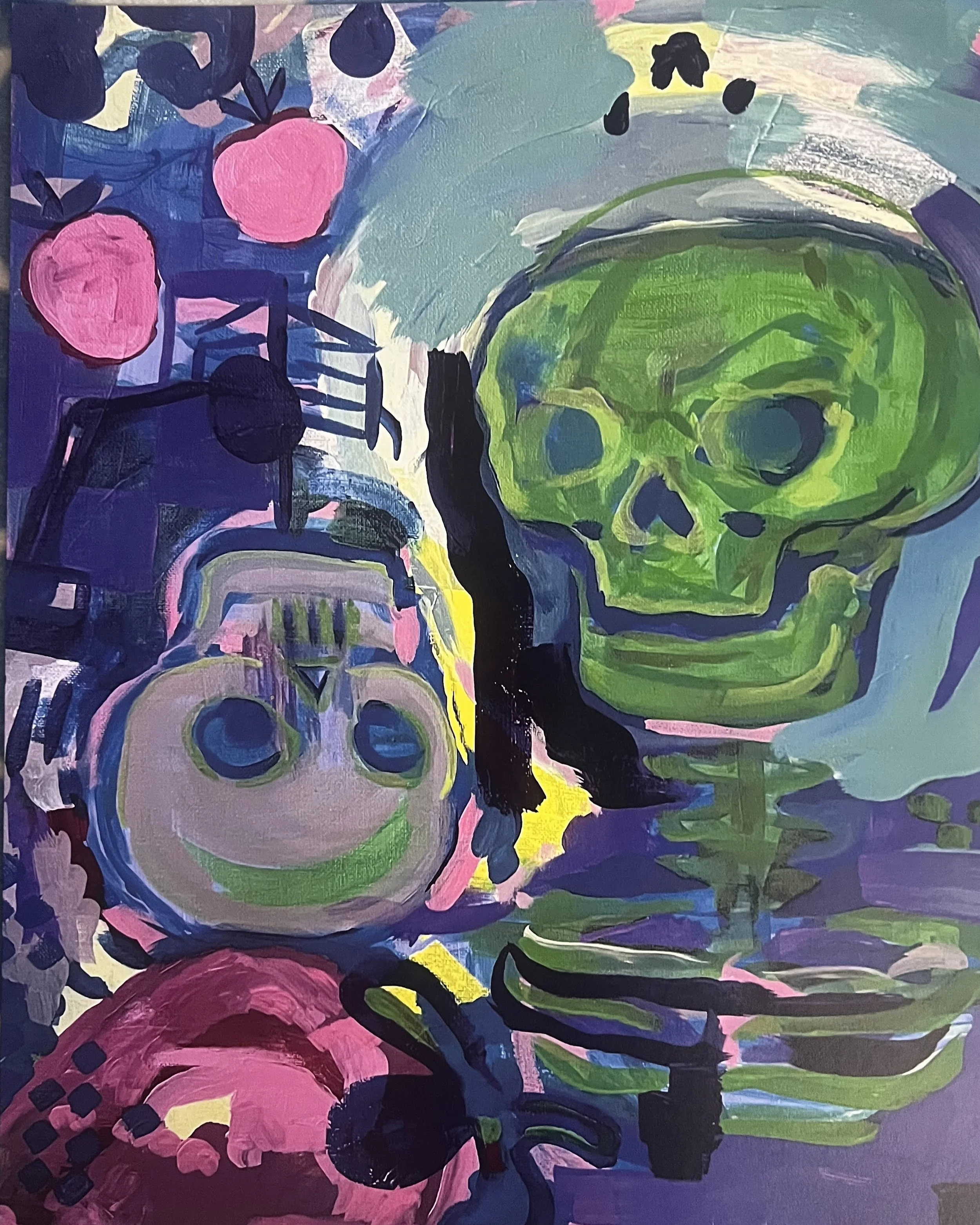 The Study of Skelly Print