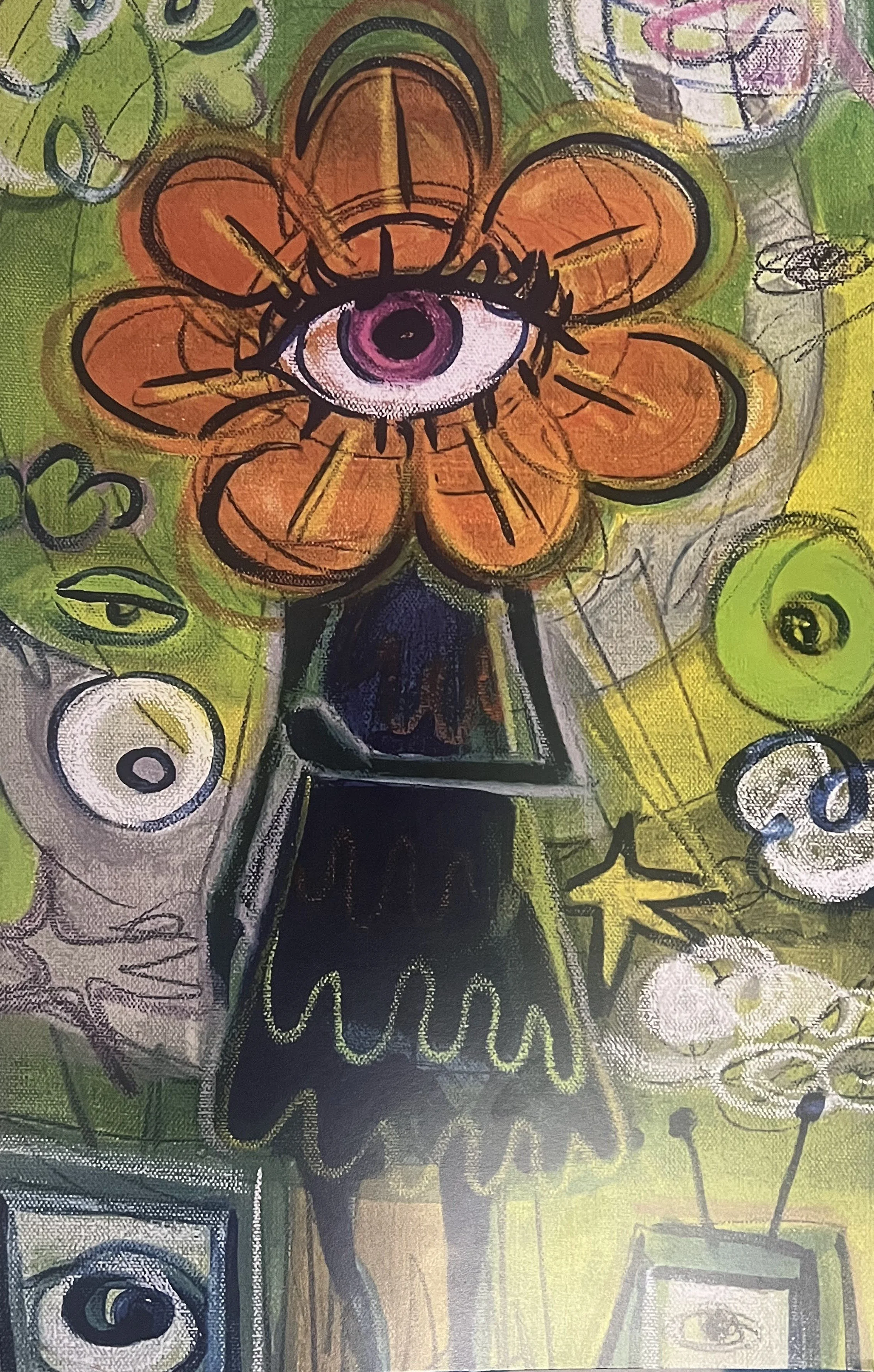 Party Monster Cropped Print