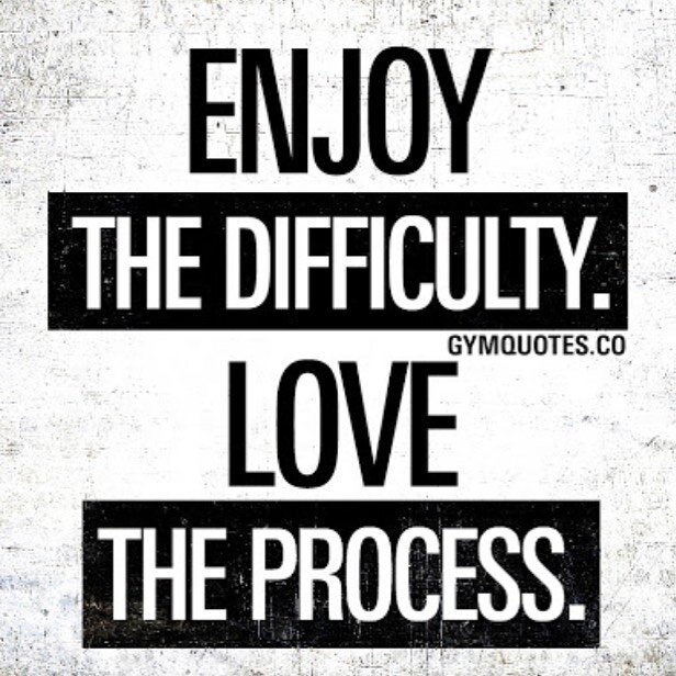 Enjoy the process. Stay consistent!