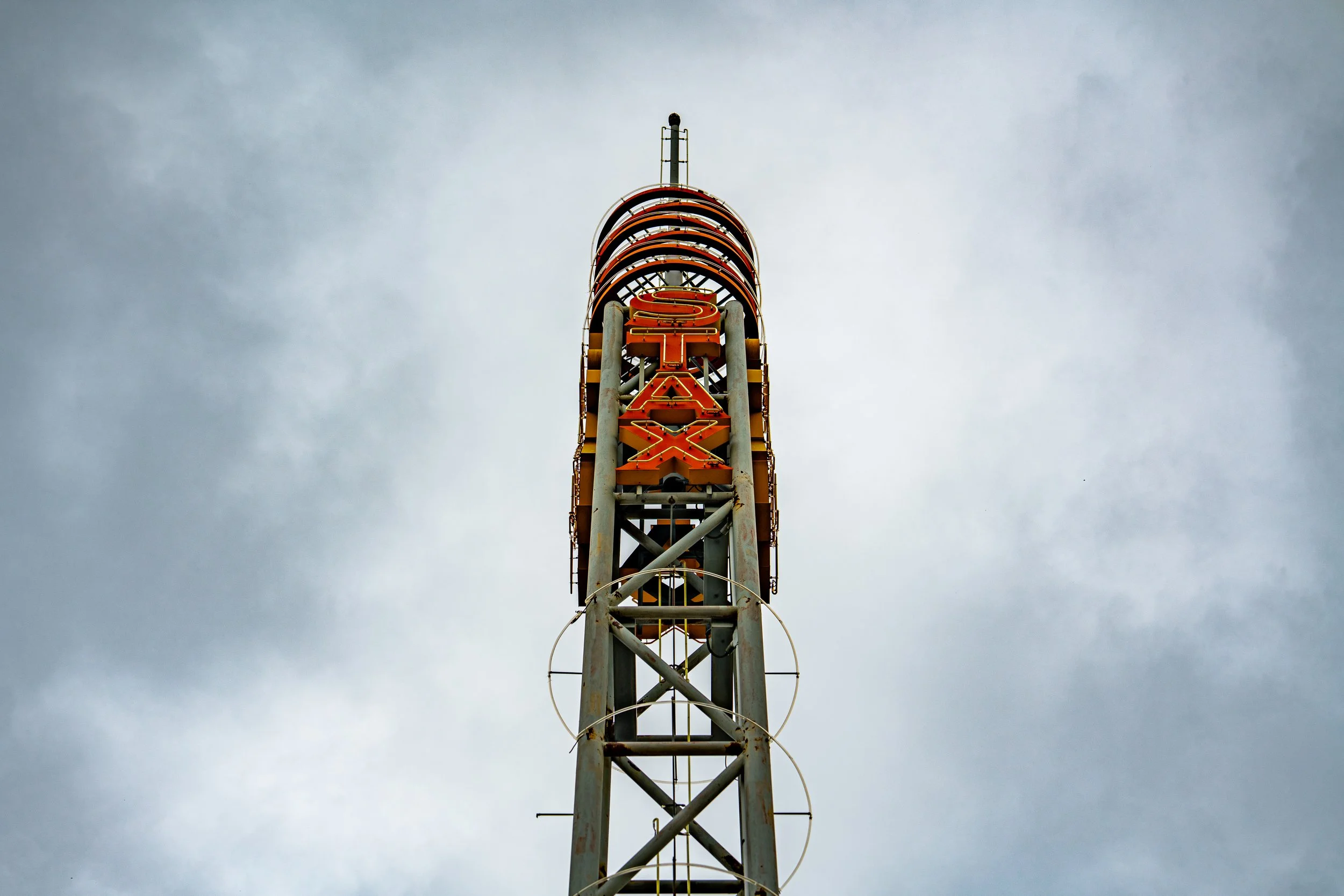 Stax Records tower. Memphis architectural photography.
