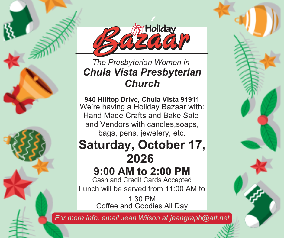 PW Holiday Bazaar