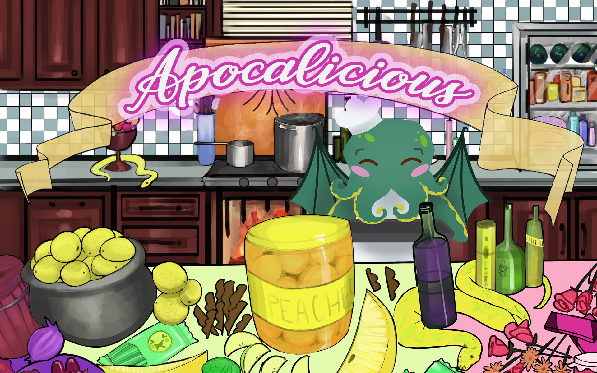 Apocalicious start screen