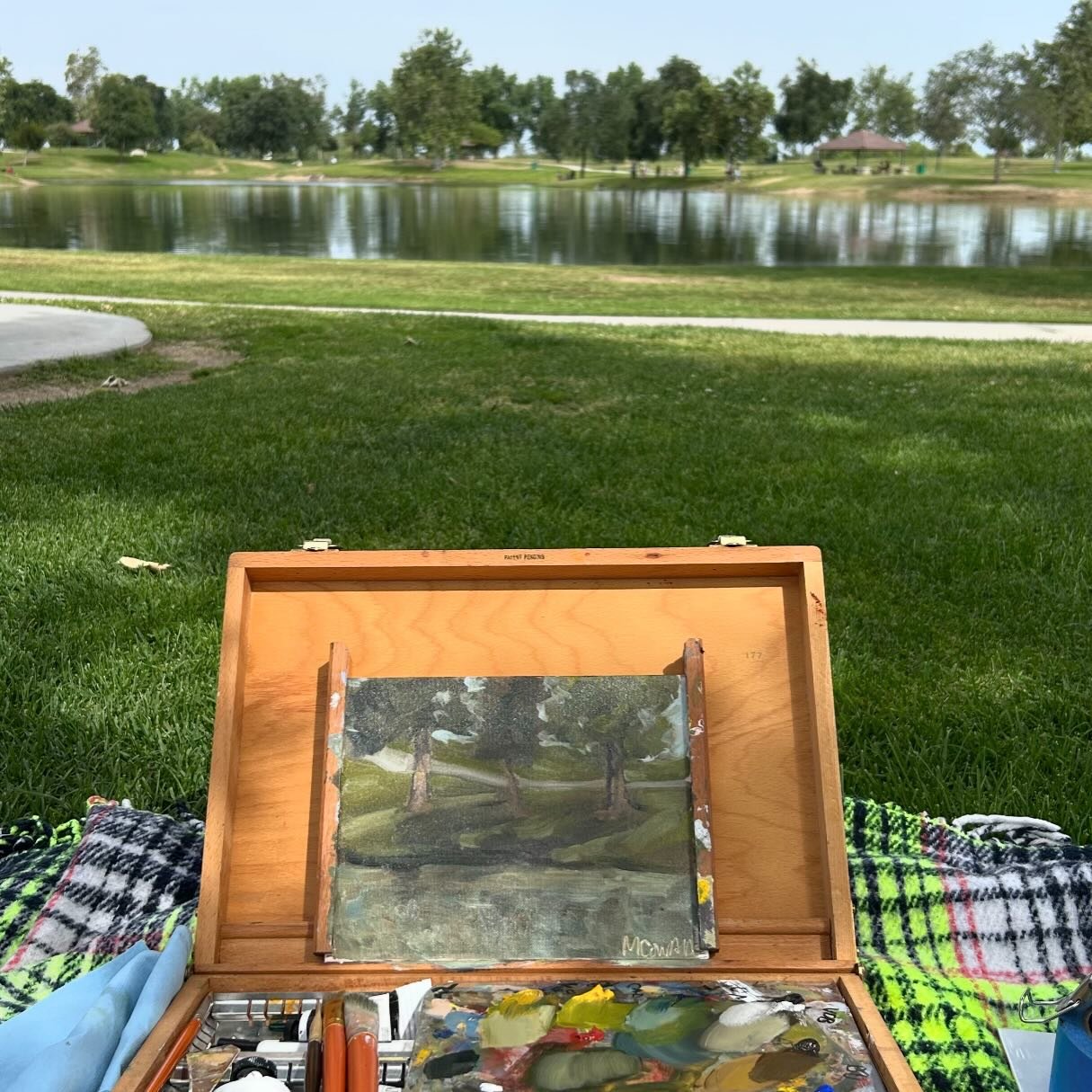 Plein Air is what you choose to make outside. You don&rsquo;t need $100 brushes or fancy paints. Just the inclining to use your perspective and coordinate something with your hands.

Thank you new and old friends for making The Plein Air Club such a 